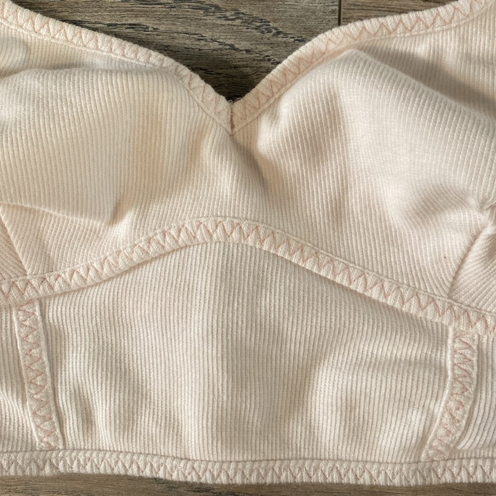 For love & lemon Women's Cream crop top - Picture 5 of 11